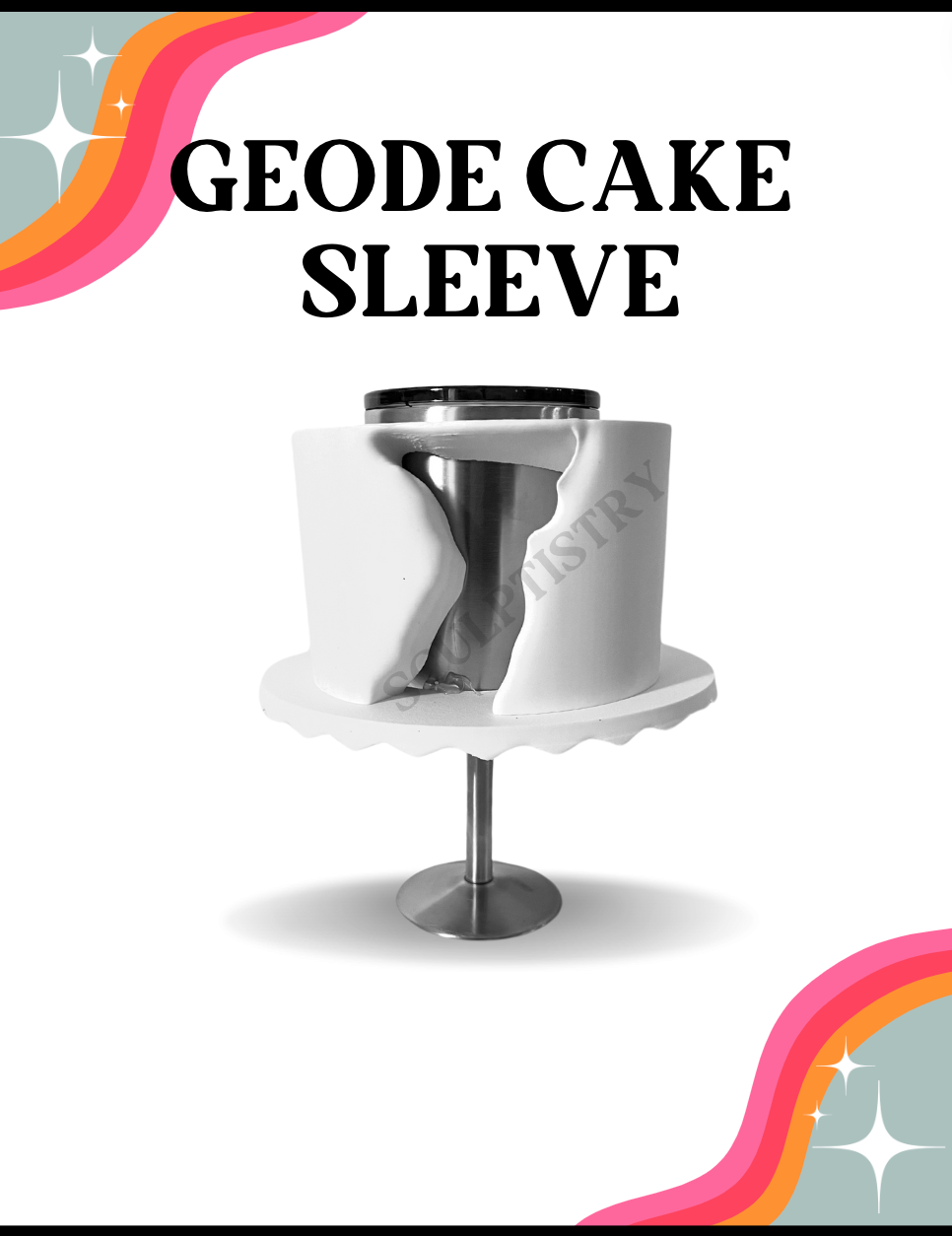 Geode Cake Sleeve Set